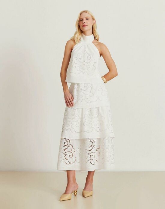 Imagem de Saia Mídi Pérola Amissima